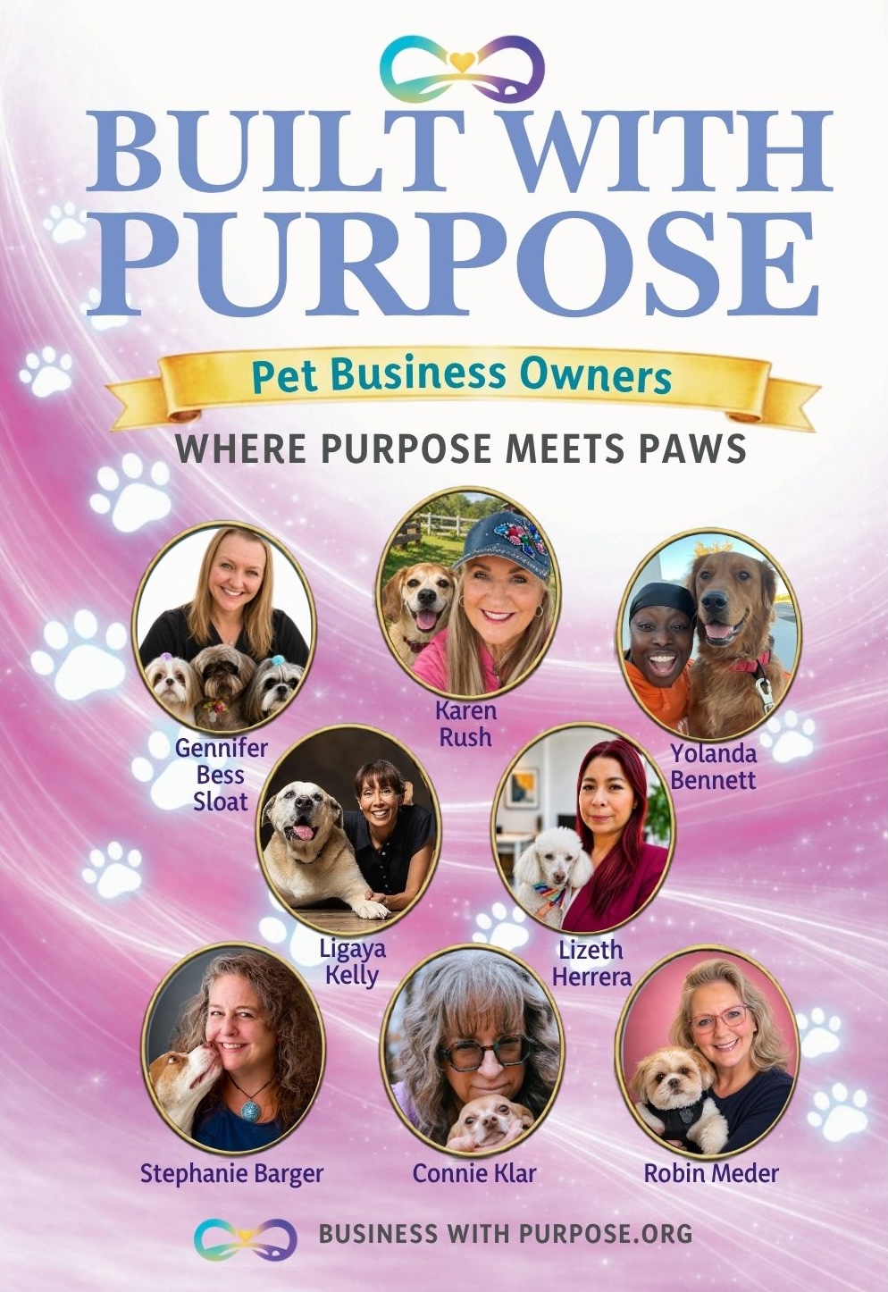 Built With Purpose: Pet Business Owners: Where Purpose Meets Paws anthology book cover