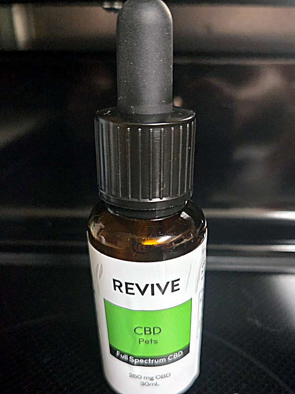 Revive CBD oil for pets bottle