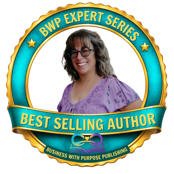Connie Klar Best Selling Author badge, BWP Expert Series, Business With Purpose Publishing